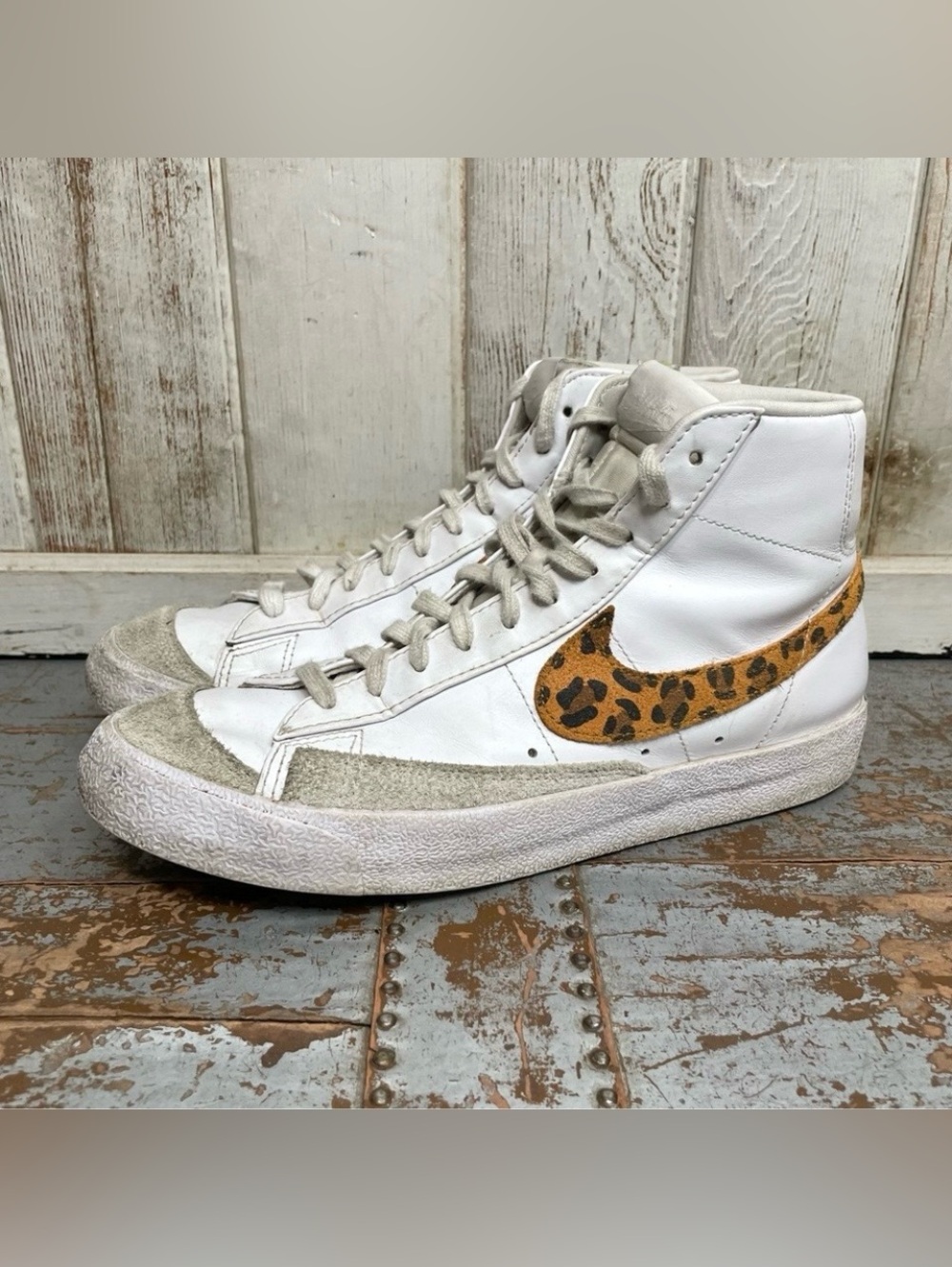 Nike Blazer Mid 77 Leopard Sneakers